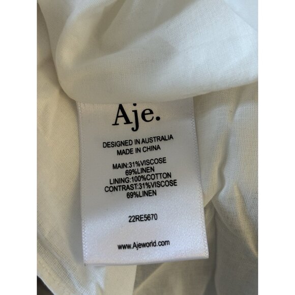 Aje Dress Size US 16 Imagination Cut Out Cocktail Party Stripe Rainbow - Picture 16 of 16